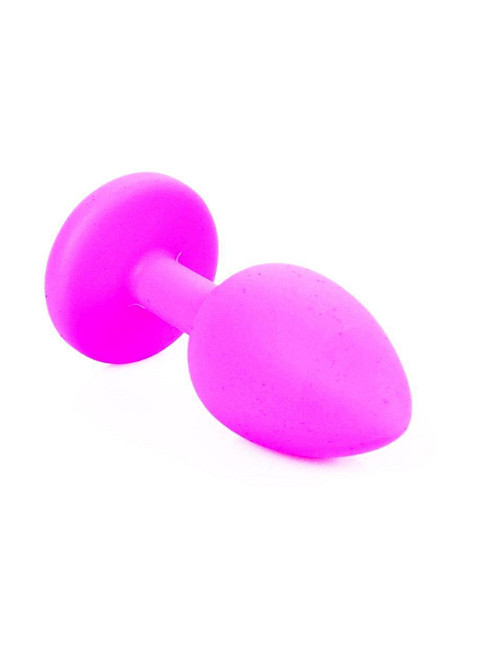 Анальна пробка - Jewellery Silicone Pink Plug S Light Blue Sex Aura Київ - фото 4