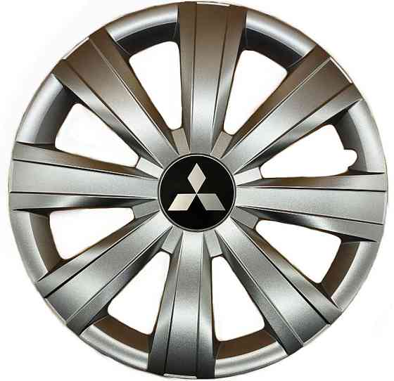 Автомобильные модельные колпаки R15 Mitsubishi 328 4шт, SJS, серебряные Киев