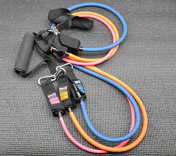 Набір трубчастих еспандерів PowerPlay PP-4101 Expander Tube Set 3шт. (до 18,2 кг.) Луцьк