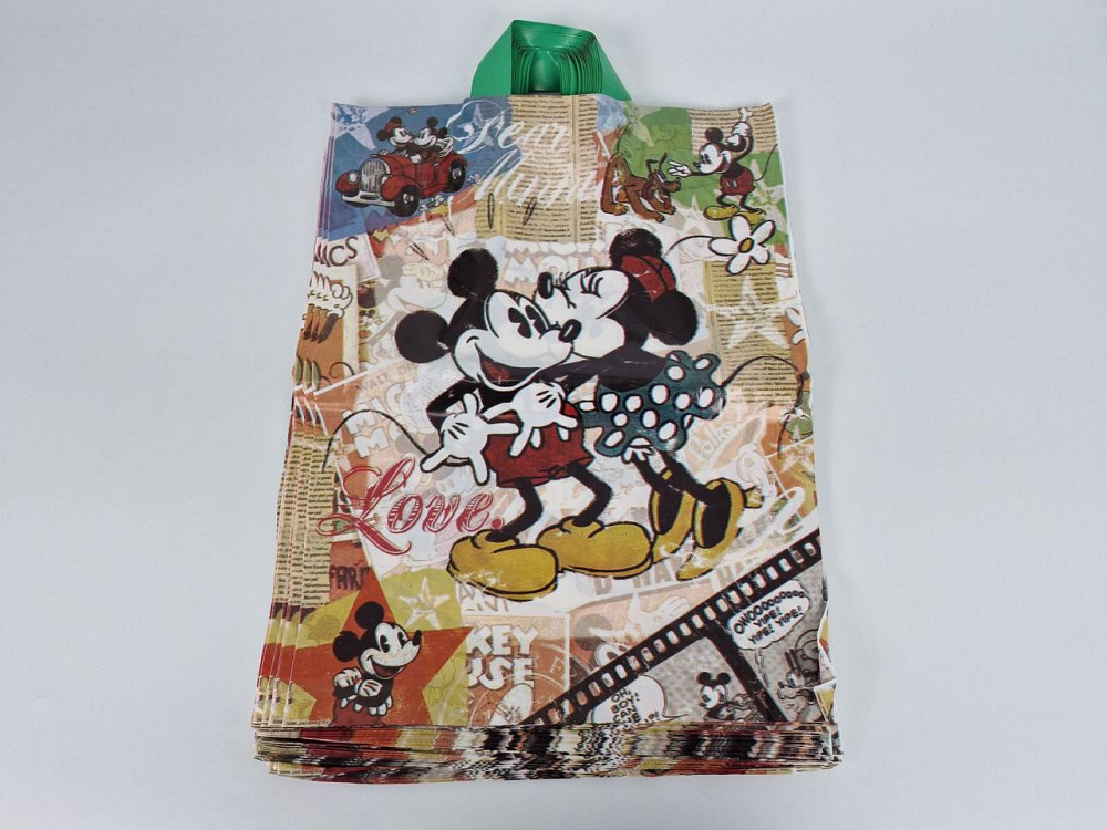 Пакет із петльовою ручкою зі 40*50 Дитячий світ "Мікі" Леоні (50 шт.) Харків - фото 2