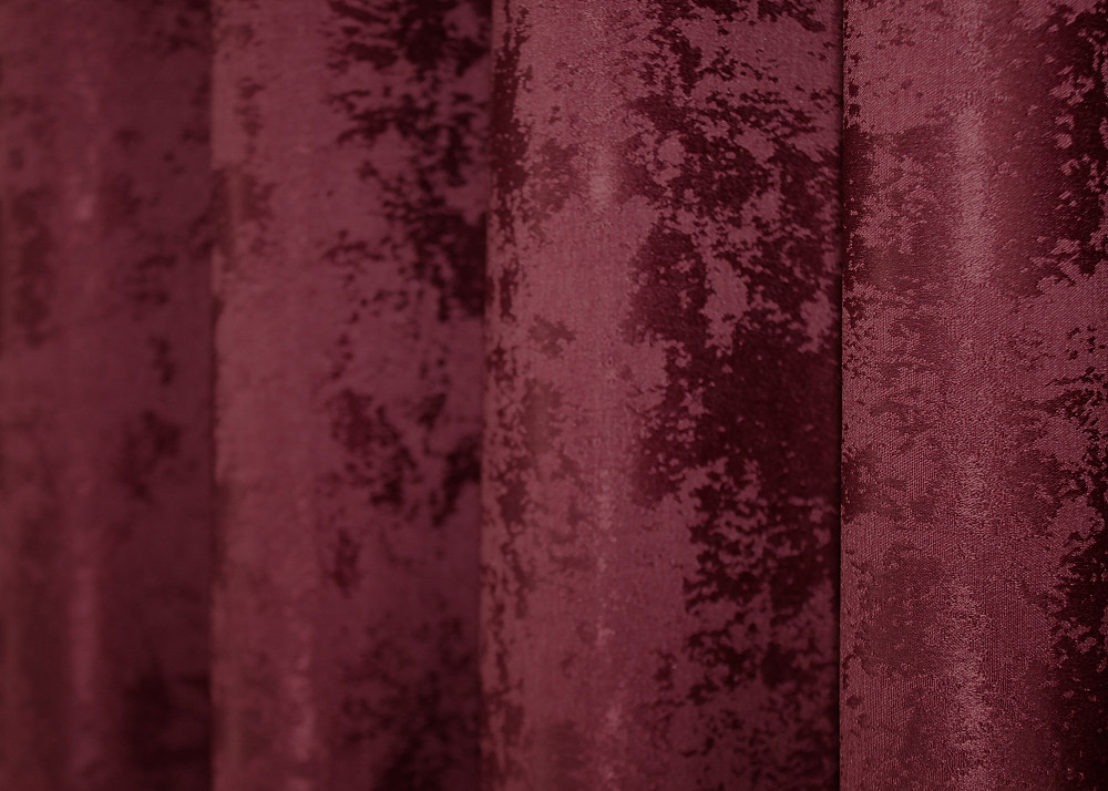 Комплект готовых штор VR-Textil Жаккард Sultan XO № 1472ш Бордовый 100х270 см 2 шт (31-028) Киев - изображение 7