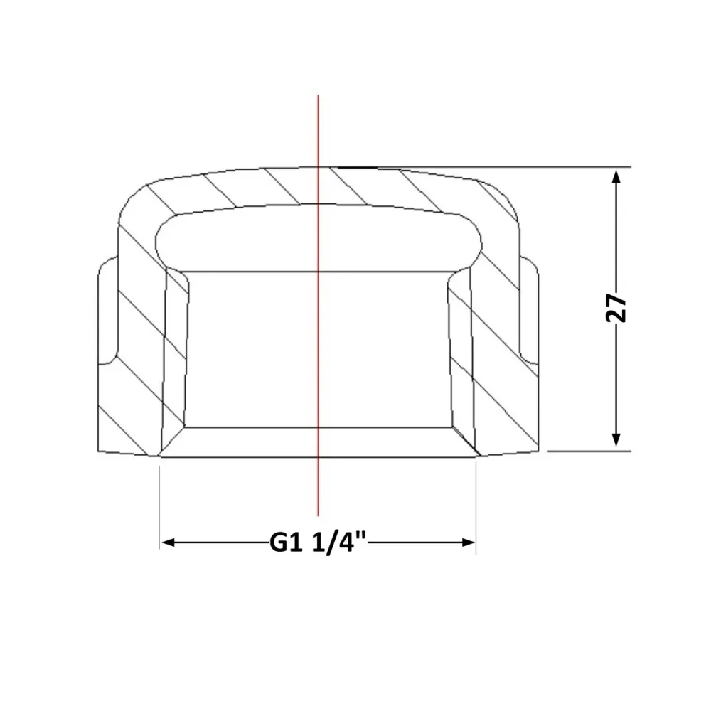 Заглушка чавунна 1/4 ВР Київ - фото 2