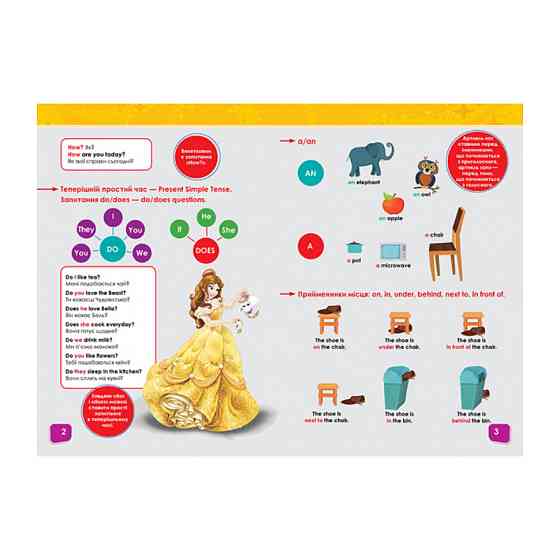 Дісней. Увага! Англійська. Принцеса Ранок 957001 Книга 1 Вінниця