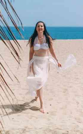 Спідниця для пляжа жіноча універсальний білий Київ