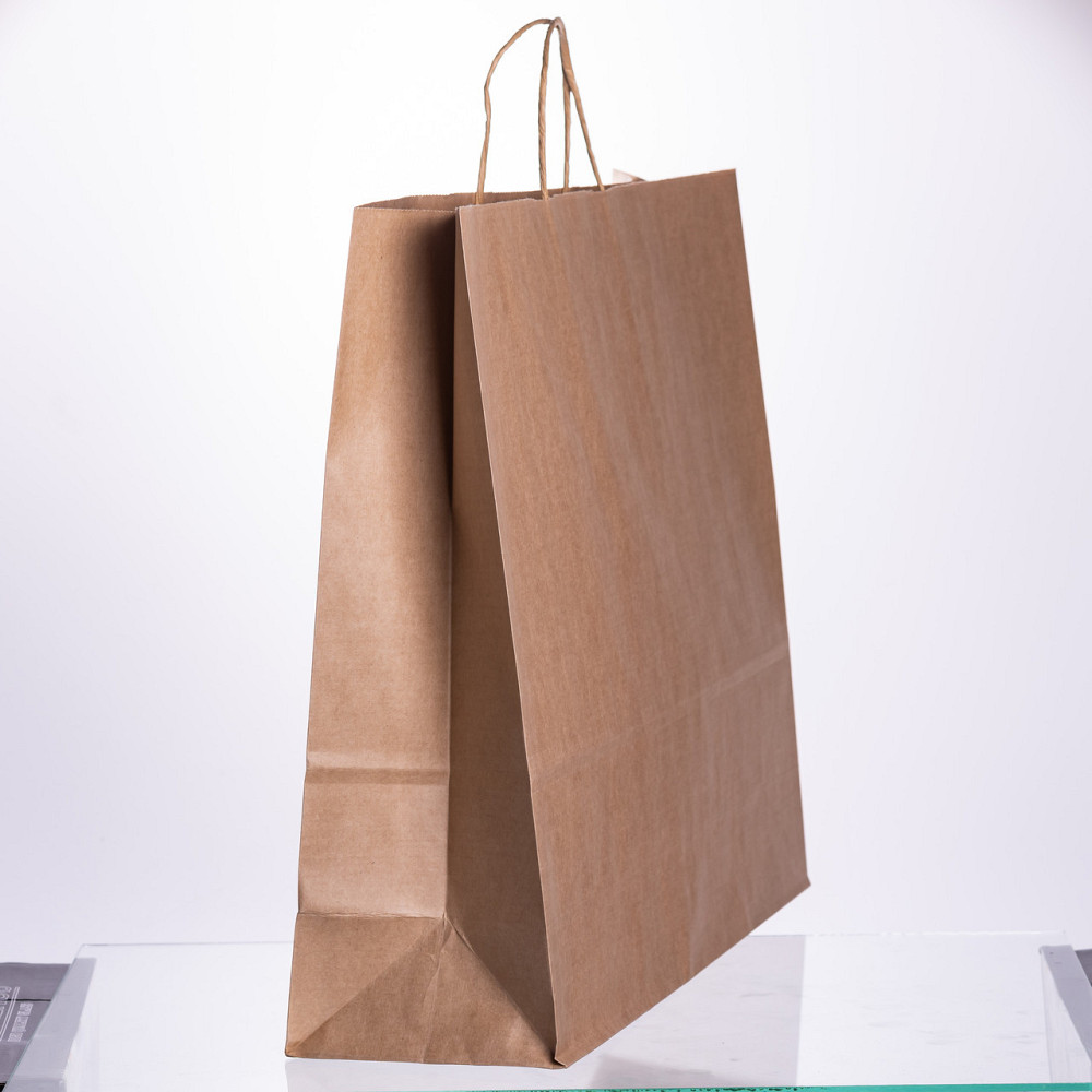 Набір подарункових крафтових пакетів з паперу 12 (шт.) гарні пакети для подарунків 43×14×40 (см) HP-10359-3 SBR Київ - фото 3