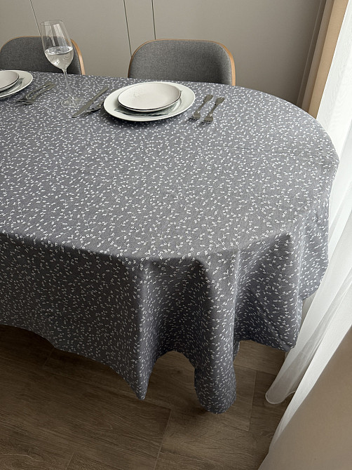 Ecotton Скатертина столова Ecotton DUCK 170х220 см водовідштовхувальна сірий (V 11/ Grey) Коломия - фото 6