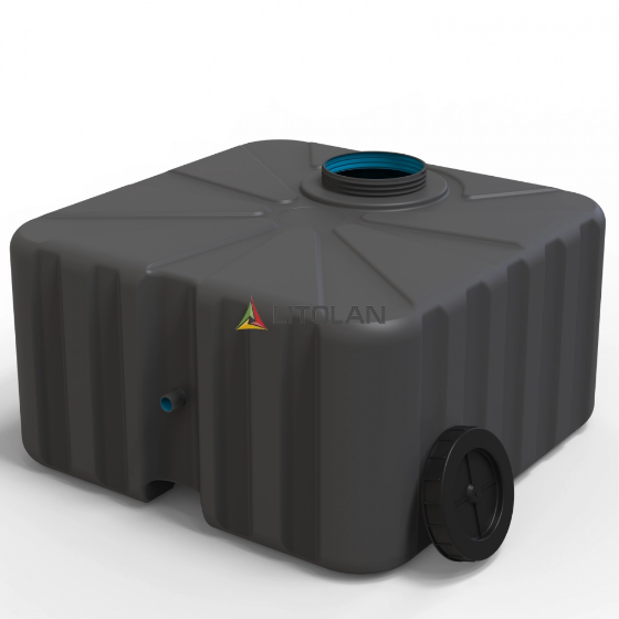 Душ літній 75л 600*600*275мм 3 шари (чорний,синій) LITOLAN Житомир - фото 5