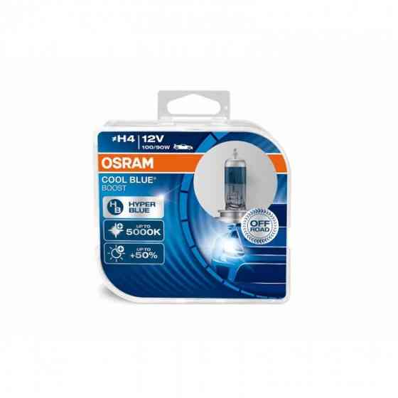 Комплект галогенових ламп OSRAM H4 62193CBB-HCB Cool Blue Boost 100/90W 12V P43T (2 шт) Харків