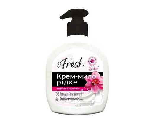 Крем-мыло жидкое 300мл Оrchid с прот. шелка ТМ IFRESH Киев