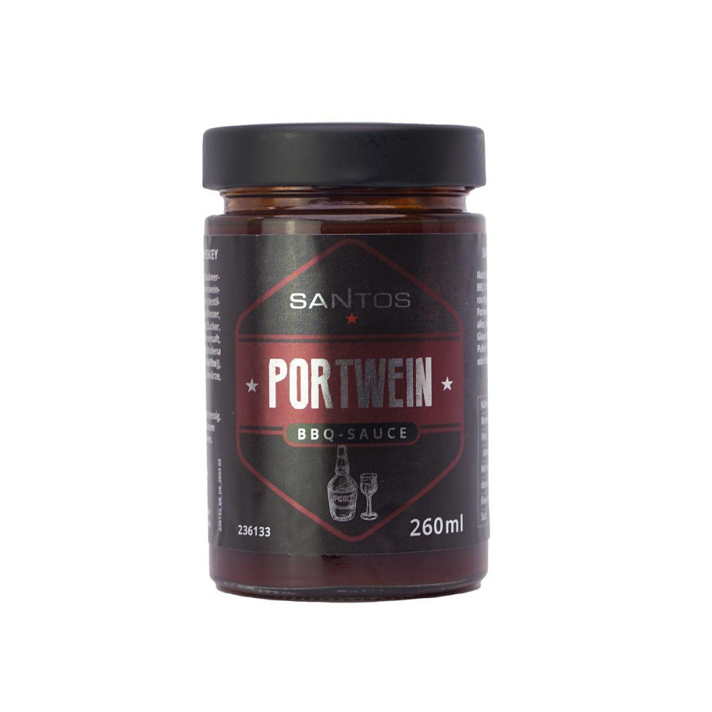 Барбекю соус SANTOS Portwein BBQ Sauce (Виски-Пртвейн), 260мл 236133 Код: 011973 Ровно - изображение 1