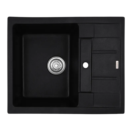 Кухонна мийка Haiba HB8210-G226 чорна 620x500x200 (HB0983) Харків