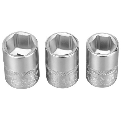 Набір головок Stanley торцевих 1/4&quot; Maxi Drive, із шестигранним профілем, 3 шт: 11, 12, 13 мм. (FMMT17092-0) Вінниця - фото 4