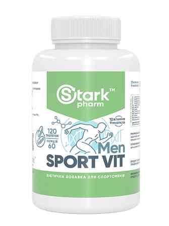 Вітамінно-мінеральний комплекс для чоловіків Stark Pharm Sport Vit For Men 120 tabs Луцьк