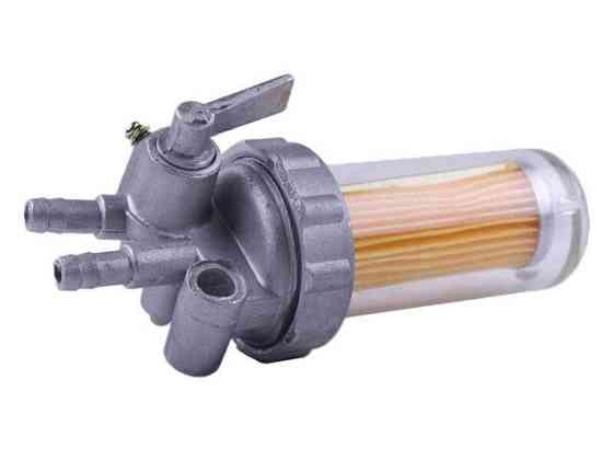 Кран паливний (склянка пластиковий) на дизельний двигун мотоблок 190N Мукачево