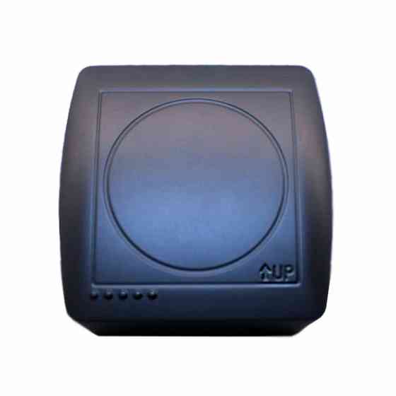 Розетка с заземлением с крышкой 16А, Acura графит Днепр