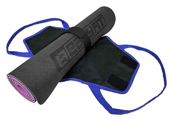 Сумка-переноска EasyFit для йога-килимка Синя Коломыя