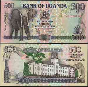 Uganda Уганда - 500 Shillings 1991 UNC Полтава