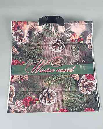 Пакет із петльовою ручкою 40*42 ВТ Н.Год "Змінний настрій" Ренпако (25 шт.) Харків