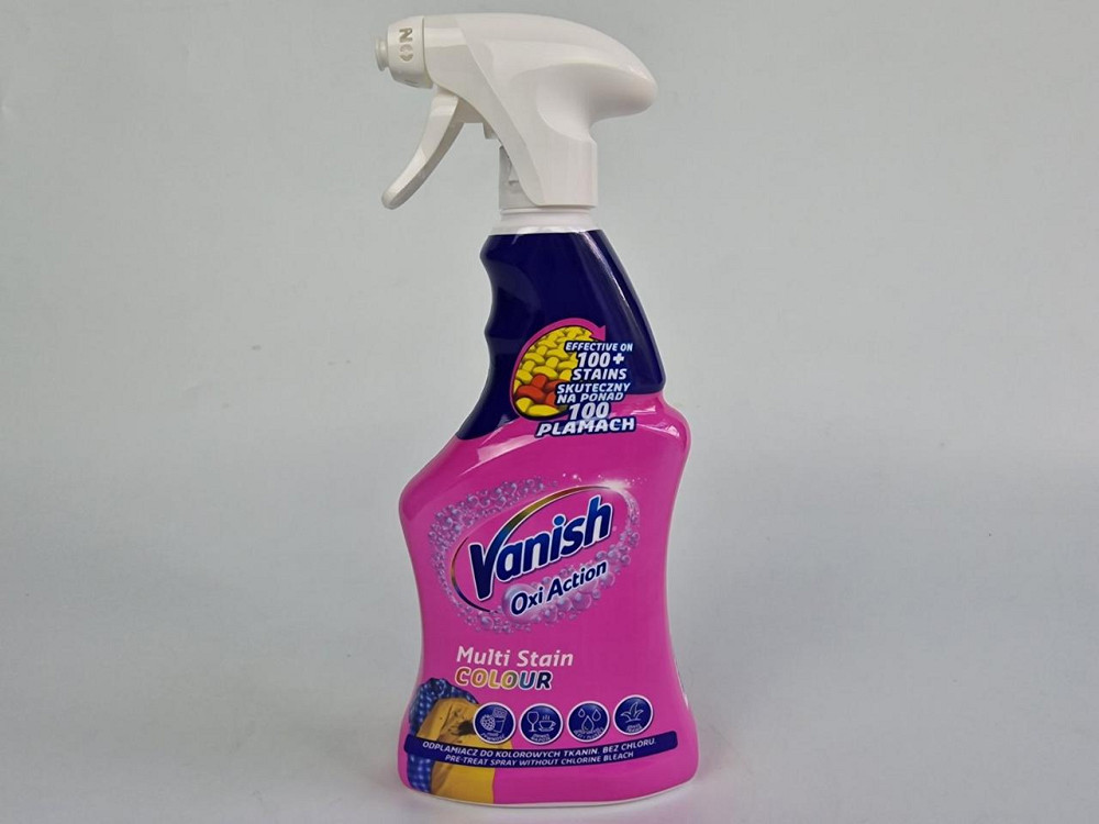 Пятновыводитель СПРЕЙ VANISH 500 мл Oxi Action розовый (1 шт) Харьков - изображение 1