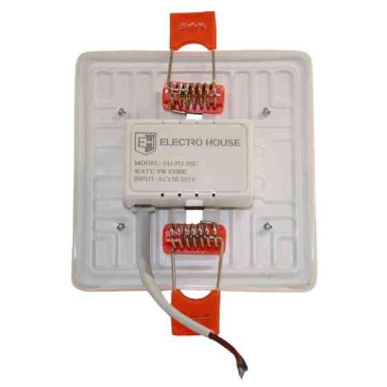 LED панель універсальна квадратна 100 мм 9Вт, холодний білий 6500К, 800 Лм Дніпро