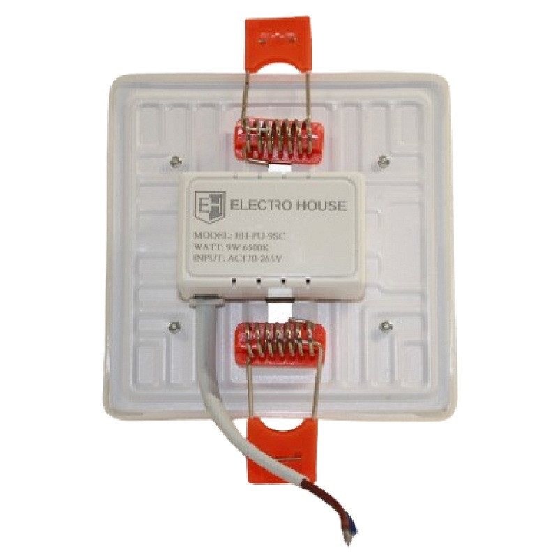 LED панель універсальна квадратна 100 мм 9Вт, холодний білий 6500К, 800 Лм Дніпро - фото 2