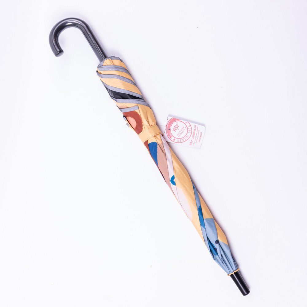 Парасолька дитяча механічна елегантна з принтом міцна надійна з поліестеру діаметр 90 см Жовтий HP-23-13Y Київ - фото 4