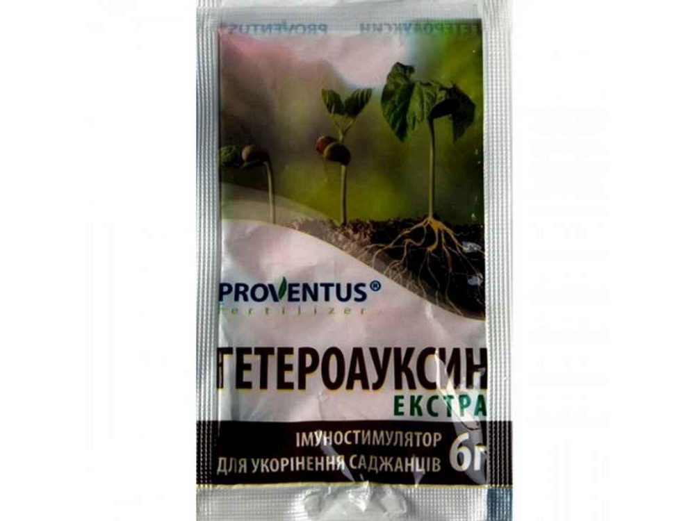 Добриво ГЕТЕРОАУКСИН Екстра стимулятор 6гр ТМ PROVENTUS Київ - фото 1