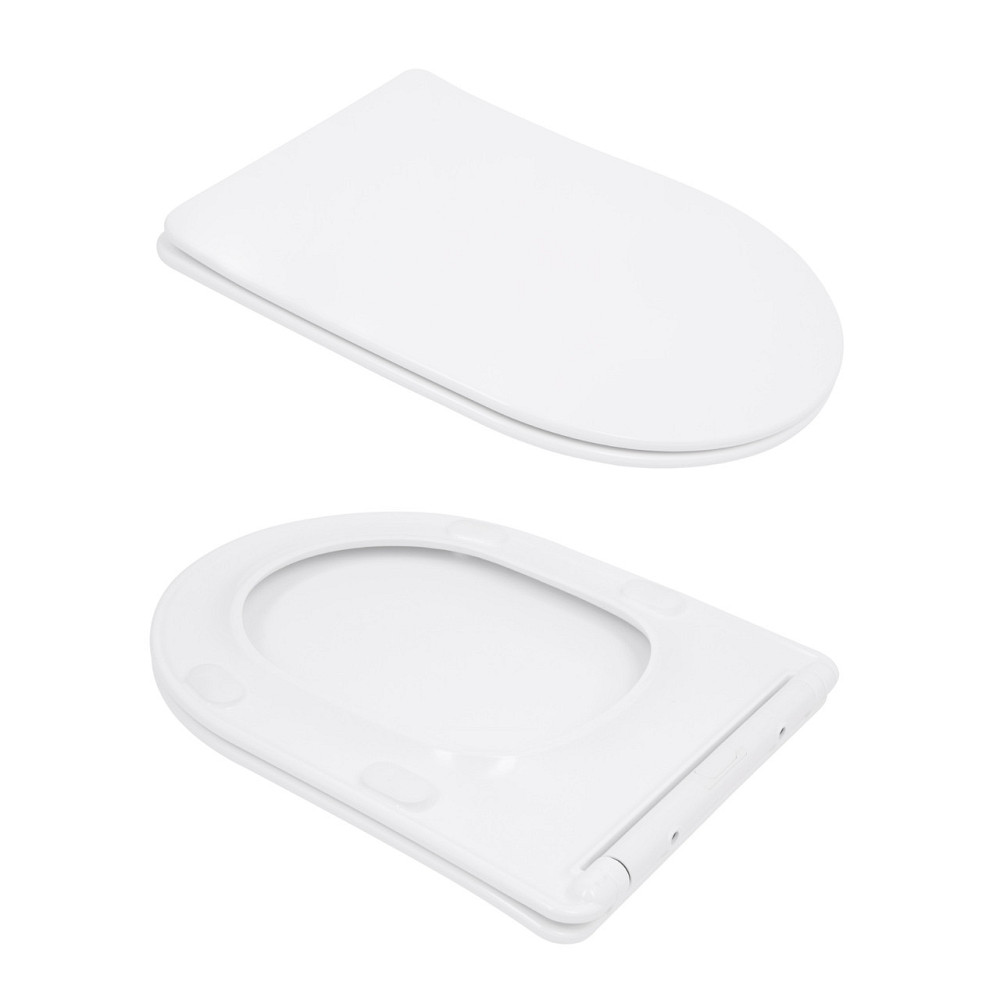 Унітаз підлоговий Qtap Arvin Ultra Quiet 630×350×795 мм із сидінням Soft-close, White QTARV27W49259 Київ - фото 8