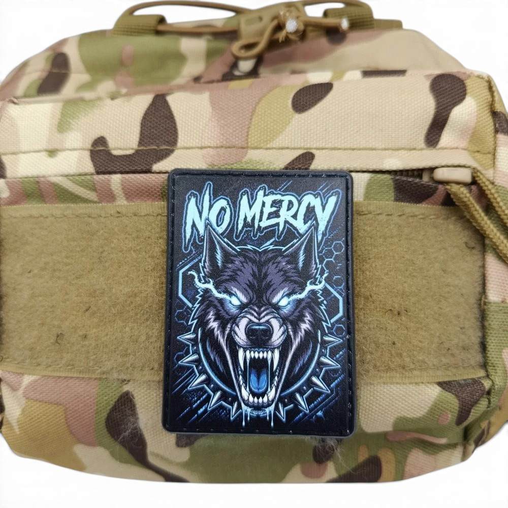 Патч / шеврон No mercy Wolf Запоріжжя - фото 2