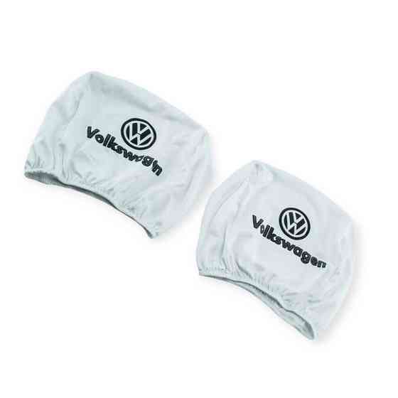 Чехлы подголовники белые (2 шт) vw на Мукачево