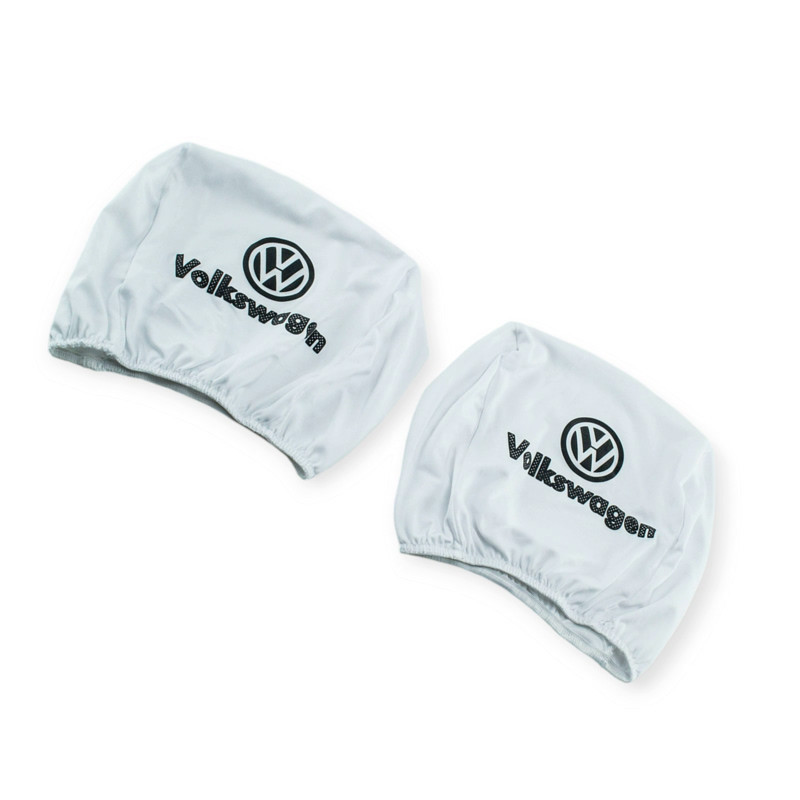Чохли підголівники білі (2 шт) vw на Мукачево - фото 1
