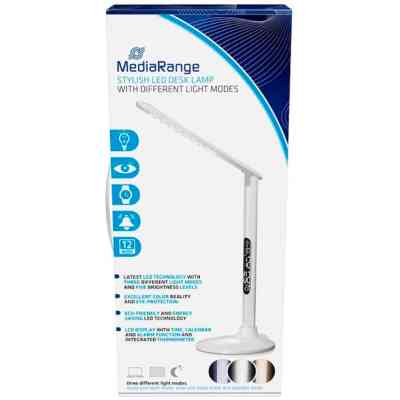 Настільна лампа Mediarange Stylish LED desk lamp with different light modes, white (MROS501) Вінниця