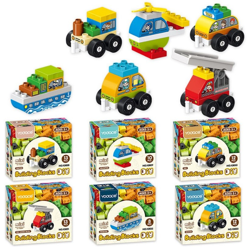 Конструктор DIY Toys Городской транспорт-2 в ассортименте, CJ-3978804 (6896101) Киев - изображение 1