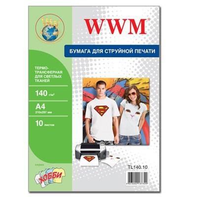 Фотобумага WWM A4 Termotransfers/White (TL140.10) Винница - изображение 1