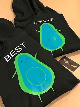 Парные толстовки для влюбленных С АВОКАДО BEST COUPLE Черновцы