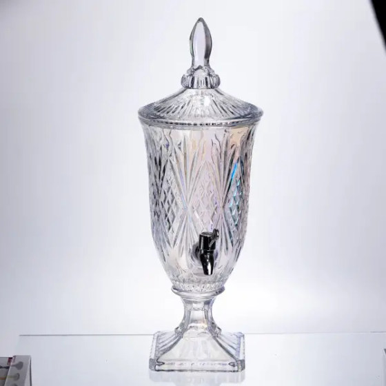 Лимонадниця Crystal Trinity 2 літри з краном для соку мохіто молока напоїв HP-19-301 Коломия