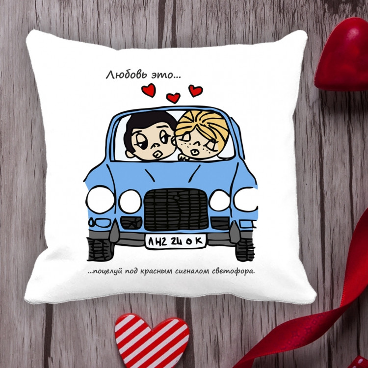 Подушка Любовь це.. 35x35 см Вінниця - фото 1