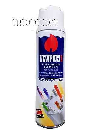 Газ для запальничок Newport 250 мл ORIGINAL Дніпро