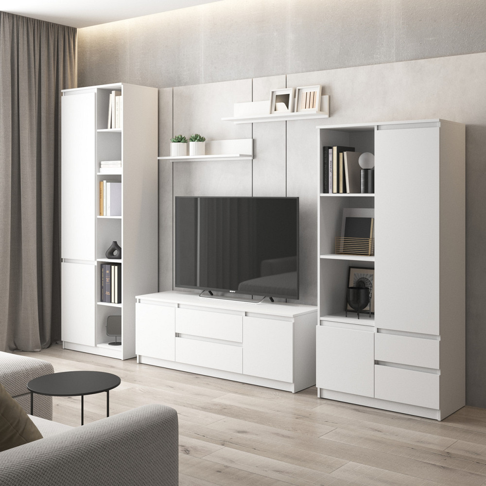 Комплект мебели в гостиную VAYS, шкаф R-26 шкаф R-27 тумба R-28 полки М-22 Львов - изображение 1