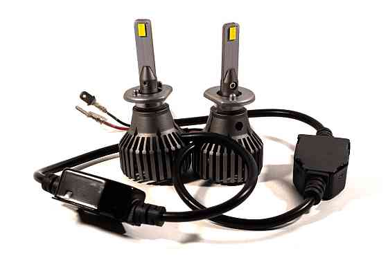 Комплект світлодіодних ламп HeadLight F1X H1 (P14,5s) 52W 12V 8400Lm з активним охолодженням (збільшена світловіддача) Харків