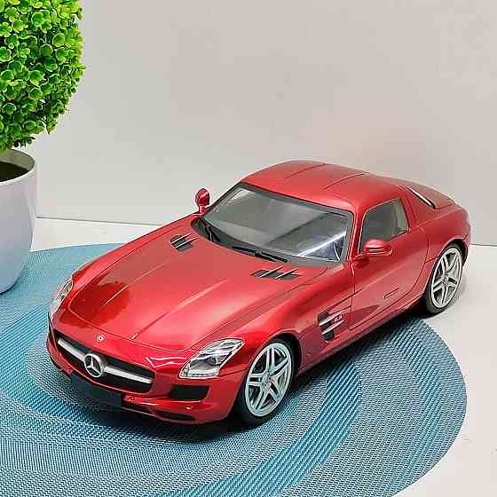 Машинка на радіокеруванні Mercedes-Benz SLS гумові колеса світло Червона (2024A) Чернігів