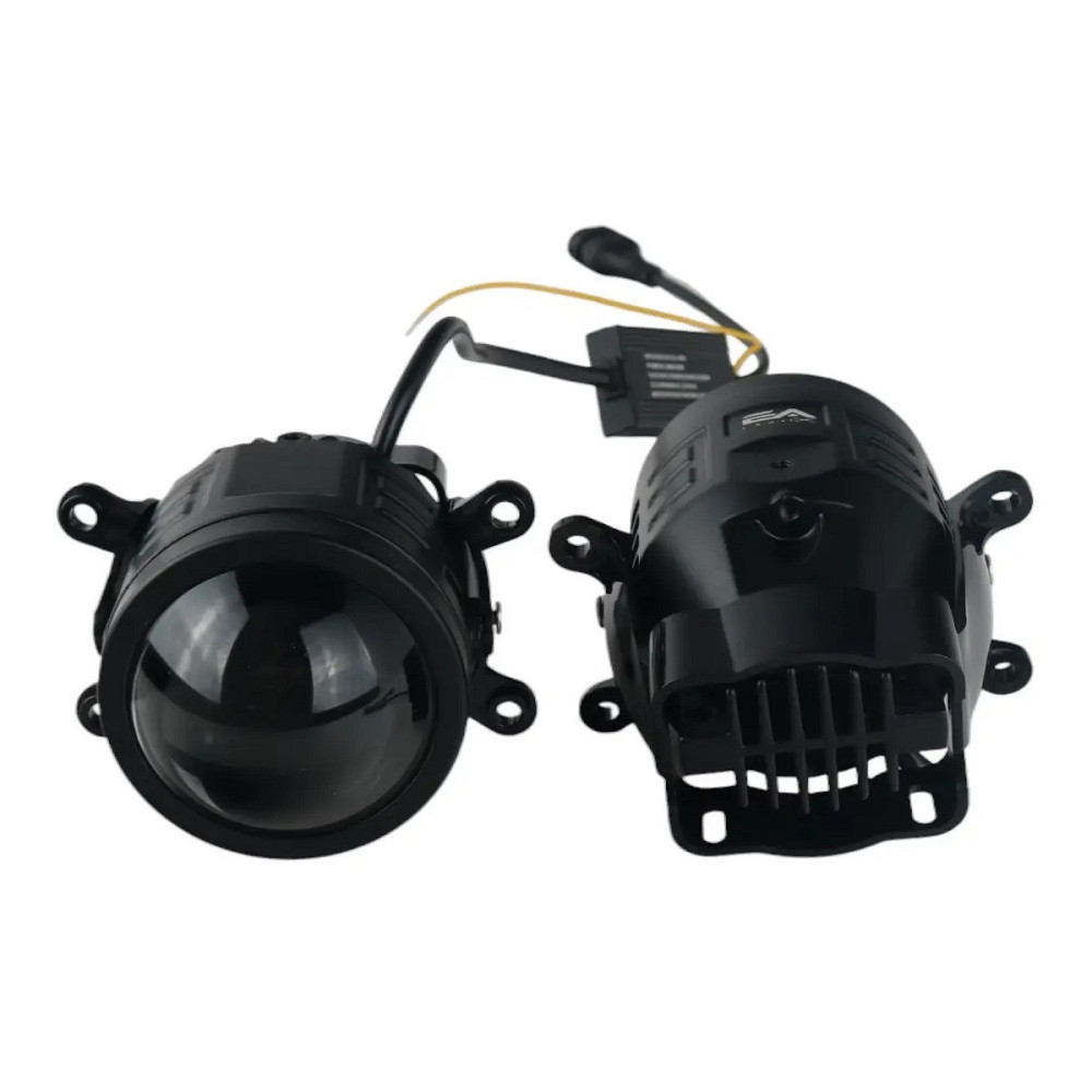 Комплект протитуманних LED фар EA A1 Renault Citroen Ford Mitsubishi Peugeot Subaru 100W ПТФ FOG біле/жовте Харків - фото 8