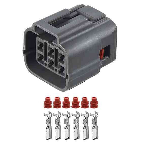 Разъем коннектор 6-кон., 6189-0648, SUMITOMO Япония универс., Моторный отсек, Mazda 41022 Киев