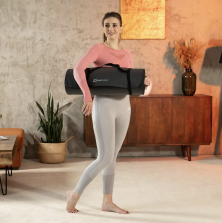 Колрик для йоги Hop-Sport HS-NB010GM NBR 1см черный Киев