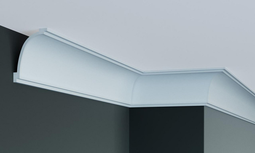 Карниз полиуретановый гладкий Gaudi Décor P 893 Днепр - изображение 1