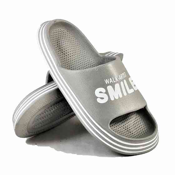 Мужские Тапочки Синие Шлёпанцы Серые Пенка (размеры: 40,41) Днепр