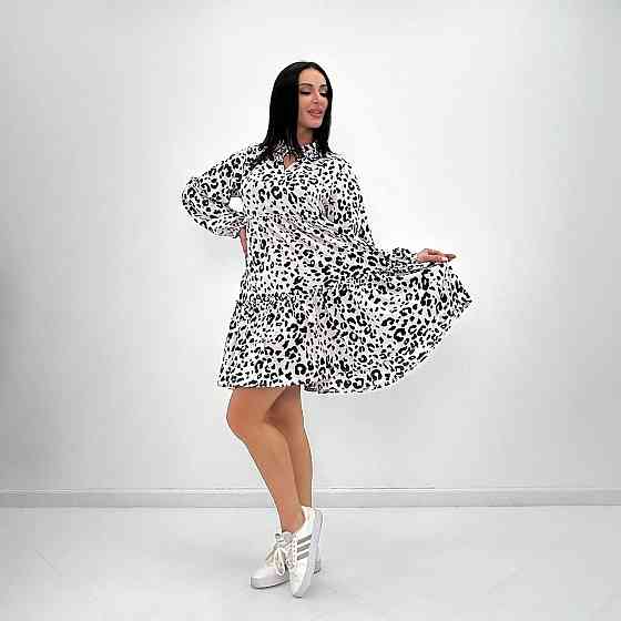 Легка жіноча сукня оверсайз "Lichi" оптом | Норма | Розпродаж моделі Київ