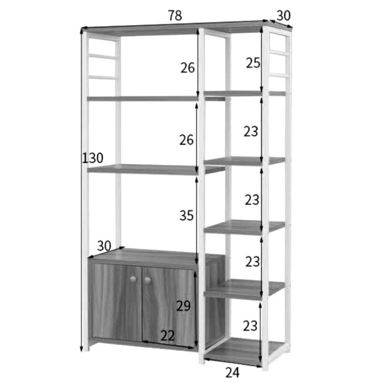 Стелаж кухонний "Лаберді" венге-латте Миколаїв - фото 2