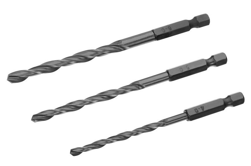 Набір свердл Irwin універсальних HSS PRO з шестигранним хвостовиком 4/5/6 мм 3 шт (IW3035108) Одесса - изображение 1