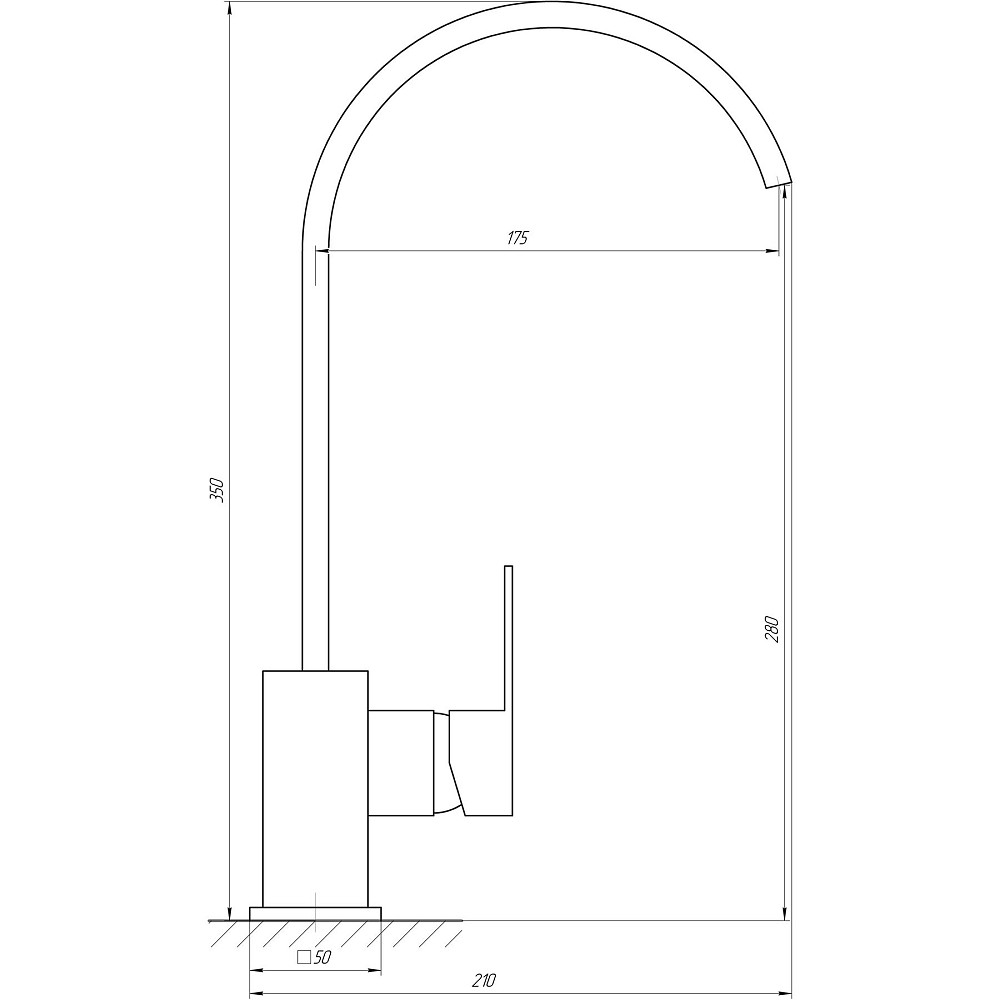 Змішувач для кухні Globus Lux Milano GLM-0203L Тернопіль - фото 9